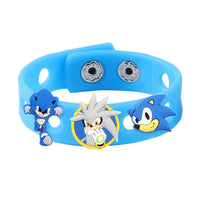CY2SIDE 20PCS Sonic Shoe Charm for Kids, Cartoon Hedgehog Shoe Decoration Charm, Sonic Family Bracelet Wristband Charms for Toddlers, Cool Clog Decor for Boys Slip-On, Treasure Toy for Birthday Party