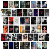 CY2SIDE 50PCS Grunge Aesthetic Picture for Wall Collage, 50 Set 4x6 inch, Cool Collage Print Kit, Cool Room Decor for Girl, Wall Art Prints for Room, Dorm Photo Display, VSCO Posters for Bedroom