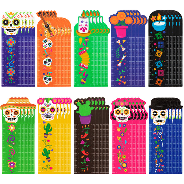 CY2SIDE 24pcs Day of the Dead Party Coloring Books（Dia De Los Muertos), Coloring Paperback Pages Design With Dia De Los Muertos Patterns, Maxico Day of the Dead Sugar Skull Party Rewards Gifts for Kid
