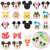 CY2SIDE 20PCS Mouse Glowing Shoe Charm for Kids, Glow in the Dark Shoe Decoration Charm for Kids, Mouse Bracelet Wristband Charms for Toddlers, Clog Decor for Girl Boys Slip on, Treasure Toys Mini