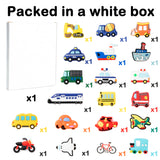 CY2SIDE 20PCS Transportation Shoe Charm for Kids, Construction Decoration Shoe Charms, Bracelet Wristband Charms for Toddlers, Clog Decor for Boys Slip on, Transport Shoe Decor, Traffic Party Favors