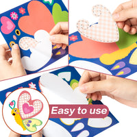 CY2SIDE 45pcs Make Your Own Butterfly Stickers, Small Butterfly Stickers for Scrapbooking, Mix and Match Sticker Sheets with Butterfly, Spring Nature Insect Party Favor, Make a Face Stickers for Kids
