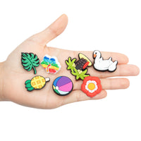 CY2SIDE 20PCS Hawaii Shoe Charm for Kids, Summer Beach Decoration Shoe Charms, Bracelet Wristband Charm for Toddlers, Pool Clog Decor for Boys Girls Slip on, Hawaii Shoe Decoration, Treasure Toys Mini
