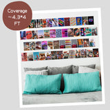 CY2SIDE 50PCS Retro 80s Aesthetic Picture for Wall Collage, 50 Set 4x6 inch, Colorful Collage Kit, Retro Room Decor for Girls, Wall Art Prints for Room, Dorm Photo Display, VSCO Posters for Bedroom
