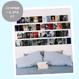 CY2SIDE 50PCS Grunge Aesthetic Picture for Wall Collage, 50 Set 4x6 inch, Cool Collage Print Kit, Cool Room Decor for Girl, Wall Art Prints for Room, Dorm Photo Display, VSCO Posters for Bedroom