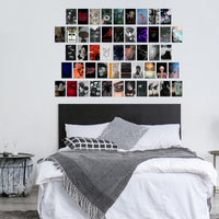 CY2SIDE 50PCS Grunge Aesthetic Picture for Wall Collage, 50 Set 4x6 inch, Cool Collage Print Kit, Cool Room Decor for Girl, Wall Art Prints for Room, Dorm Photo Display, VSCO Posters for Bedroom