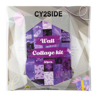CY2SIDE 50PCS Purple Aesthetic Picture for Wall Collage, 50 Set 4x6 inch, Neon Collage Print Kit, Euphoria Room Decor for Girl, Wall Art Prints for Room, Dorm Photo Display, VSCO Posters for Bedroom