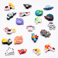 CY2SIDE 20PCS Outer Space Shoe Charm for Kids, Galaxy Decoration Shoe Charms, Astronaut Bracelet Wristband Charms for Toddlers, Clog Decor for Boys Girls Slip on, Space Decors with Planets, Spaceship
